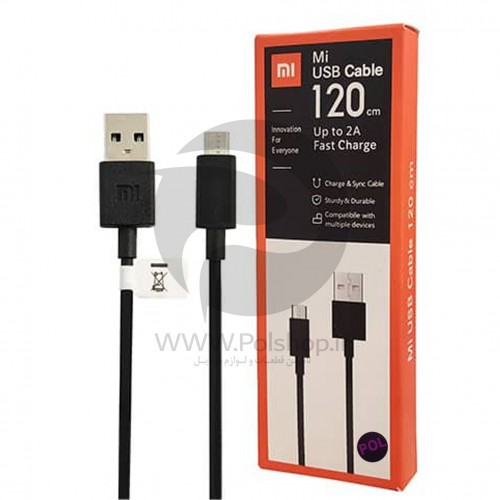 کابل شارژ شیائومی Cable Charge XIAOMI 120CM 2A MICRO USB - Micro USB  