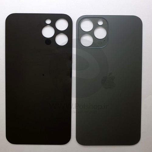درب پشت آیفون 12 پرو مکس مشکی     BACK COVER IPHONE 12 PRO MAX BLACK