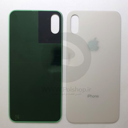 درب پشت ایفون X  سفید  BACK COVER IPHONE X -10 WHITE 