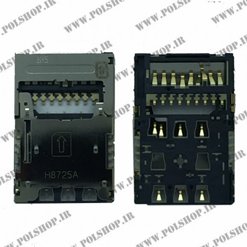 سوکت سیم کارت ال جی مدل: CONNECTOR SIM & MMC LG K10 k430 