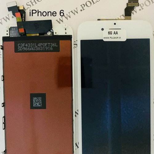 تاچ و ال سی دی ایفون مدل: IPHONE 6G سفید TOUCH+LCD IPHONE 6G AA WHITE