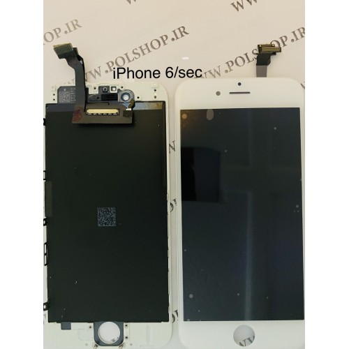 تاچ و ال سی دی ایفون مدل: IPHONE 6G سفید(روکاری)TOUCH+LCD IPHONE 6G SECOND HAND BLACK
