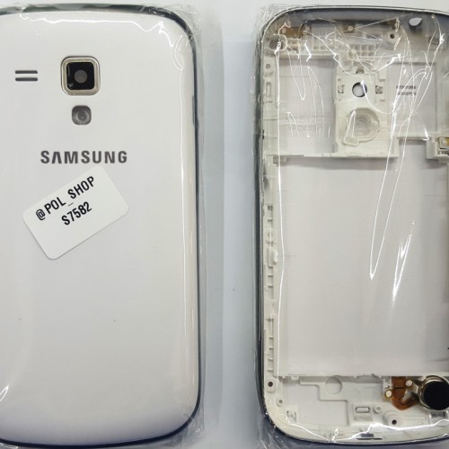 قاب کامل سامسونگ مدل S7582 S7562 سفیدHOUSING SAMSUNG Galaxy S Duos 2 S7582 S7562  WHITE