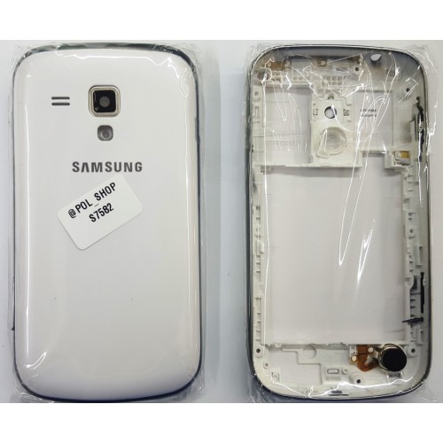 قاب کامل سامسونگ مدل S7582 / SDOUS 2 سفید HOUSING SAMSUNG Galaxy  S7582 / S DOUS 2 WHITE