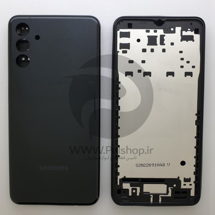 قاب کامل سامسونگ مدل HOUSING+MIDEL SAMSUNG A04s/A047 BLACK