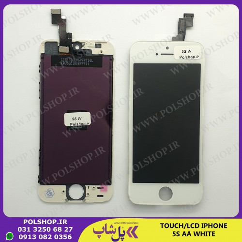 تاچ و ال سی دی ایفون مدل: IPHONE 5S سفید TOUCH+LCD IPHONE 5S WHITE