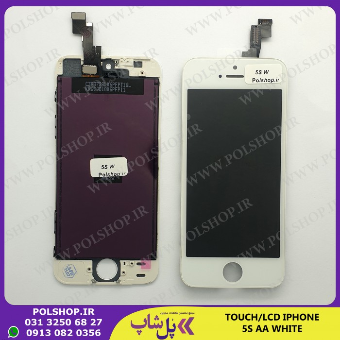 تاچ و ال سی دی ایفون مدل: IPHONE 5S سفید