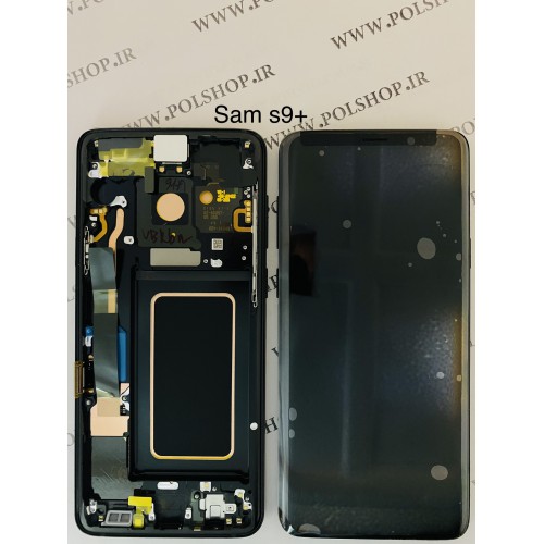 تاچ و ال سی دی اصل شرکت سامسونگ مدل G965 S9+ مشکی  با فریم		Touch+Lcd Samsung 100% Original G965 S9+ BLACK +FRAIM		